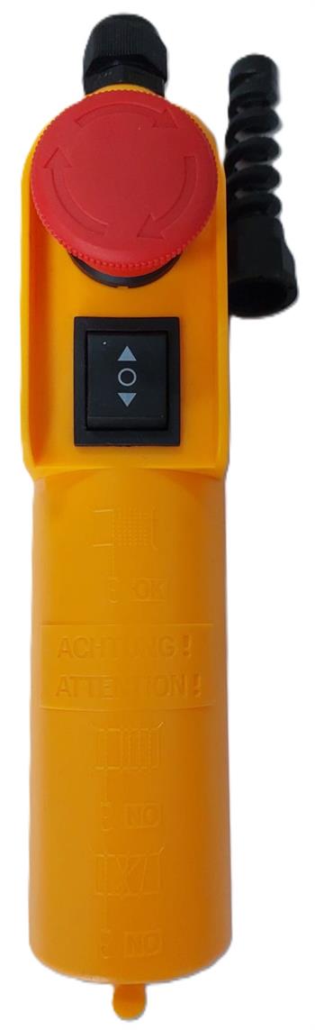 ANAHTARLI KONDANSTÖR KUTULU MONOFAZE VİNÇ CALASKAR KUMANDASI (İçinde Kondanstör Yoktur)