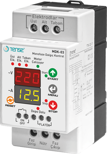 Dijital Monofaze Kontaktörlü Dalgıç Kontrol Rölesi(  1A -30A direkt çalışma)