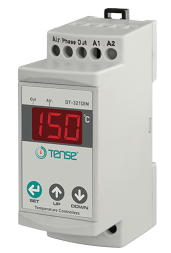 Dijital NTC Özellikli Termostat DIN Tipi  ( NTC Prob fiyata dahildir)
