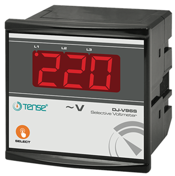 Dijital Seçmeli Voltmetre 96x96mm (1-500V AC)