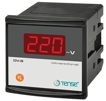 Dijital Voltmetre 72x72mm (1-300V AC) Buzzer Özellikli