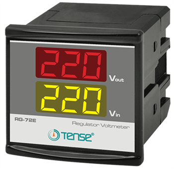 Dijital Voltmetre(Regülatörler için) 72x72mm (1-300V AC) Ekonomik Seri