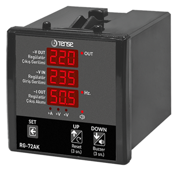 Dijital Voltmetre(Regülatörler için Servo ve Akım Kontrol) 72x72mm (1-300V AC)