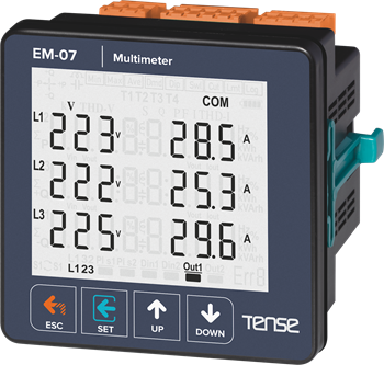 LCD Ekran,Setli ve Haberleşmeli Multimetre