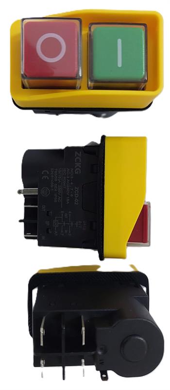 ON-OFF 5 Pinli Aşırı Yük Korumalı (Termikli) Gönye Kesme ve Makina Şalteri