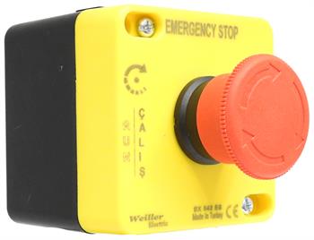 PLASTİK KUTULU EMERGENCY STOP BUTONU 1NC