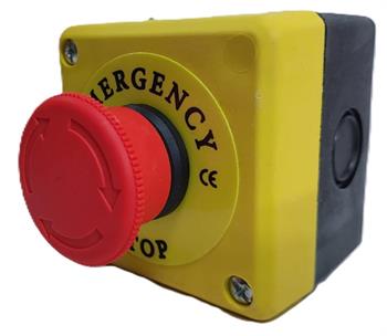 PLASTİK KUTULU EMERGENCY STOP BUTONU 1 NC