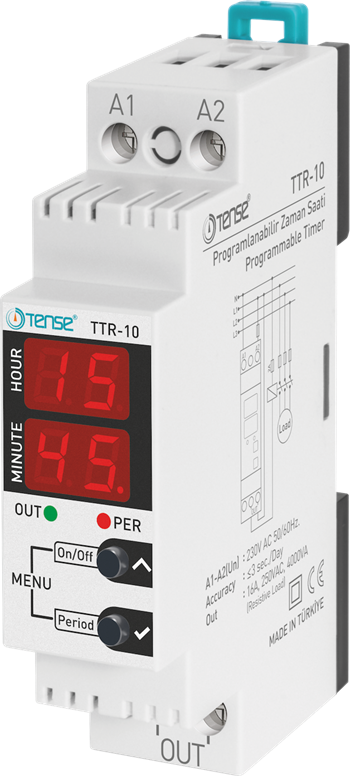 Programlanabilir Zaman Saati (220V AC) REZERVLİ