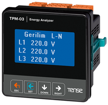 Şebeke Analizörleri (2-63.Harmonik Ölçümü,Nötr Akım Ölçümü,RS-485 Haberleşmeli)