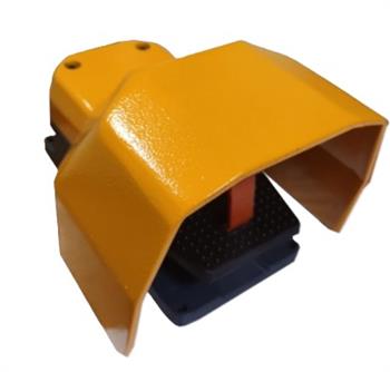 TEKLİ ALÜMİNYUM DÖKÜM GÖVDE EMNİYET MANDALLI TAM KORUMALI PEDAL 1NO+1NC 