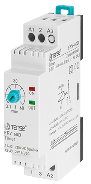 w-otomat tip 0.1dk-60dk zaman rölesi