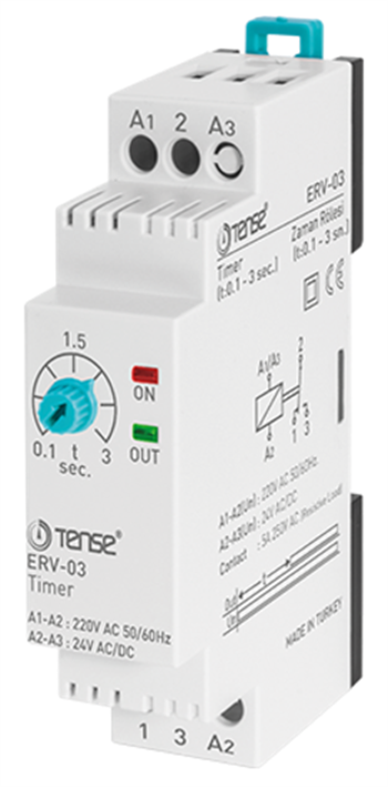 w-otomat tip 0.1sn-3 sn Zaman Rölesi
