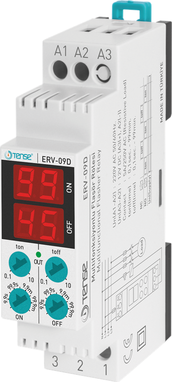 w-otomat tip Multifonksiyonlu Flaşör Rölesi