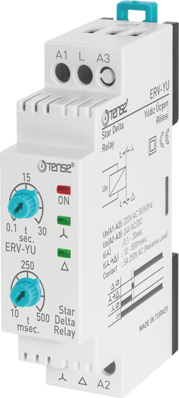 w-otomat tip Yıldız-Üçgen Rölesi