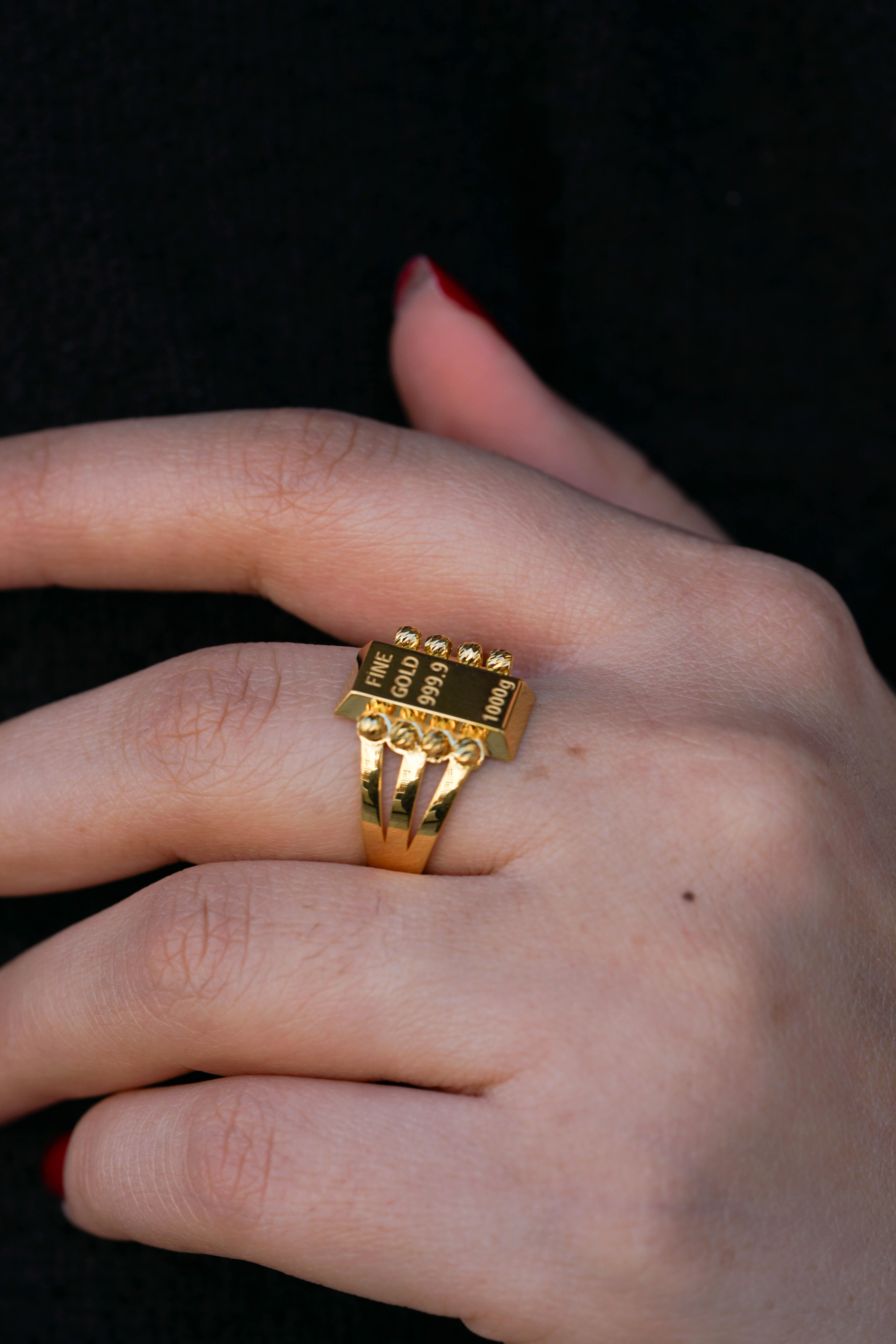 Dorikalı Külçe Model Yüzük