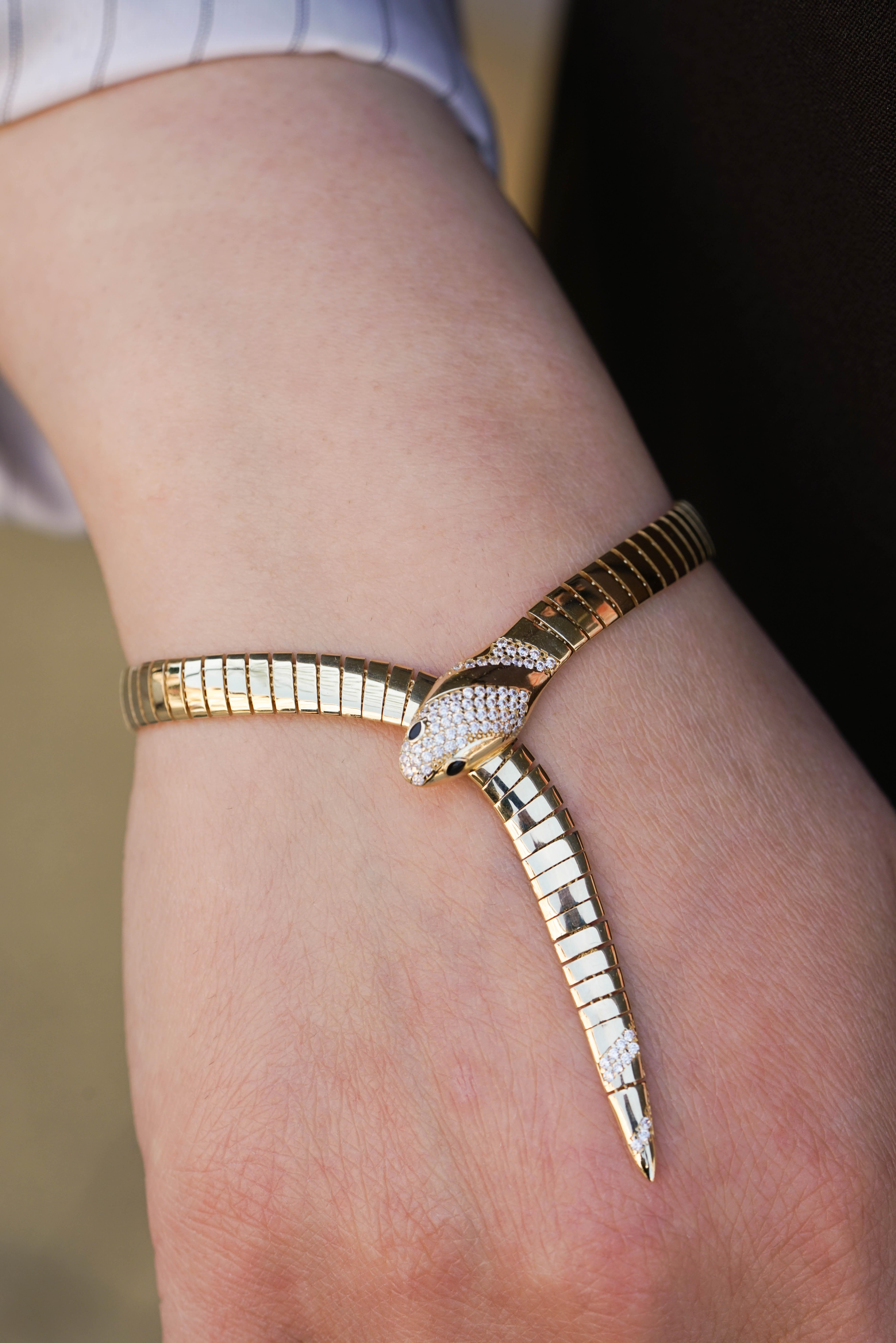 İtalyan Yılan Model Bileklik