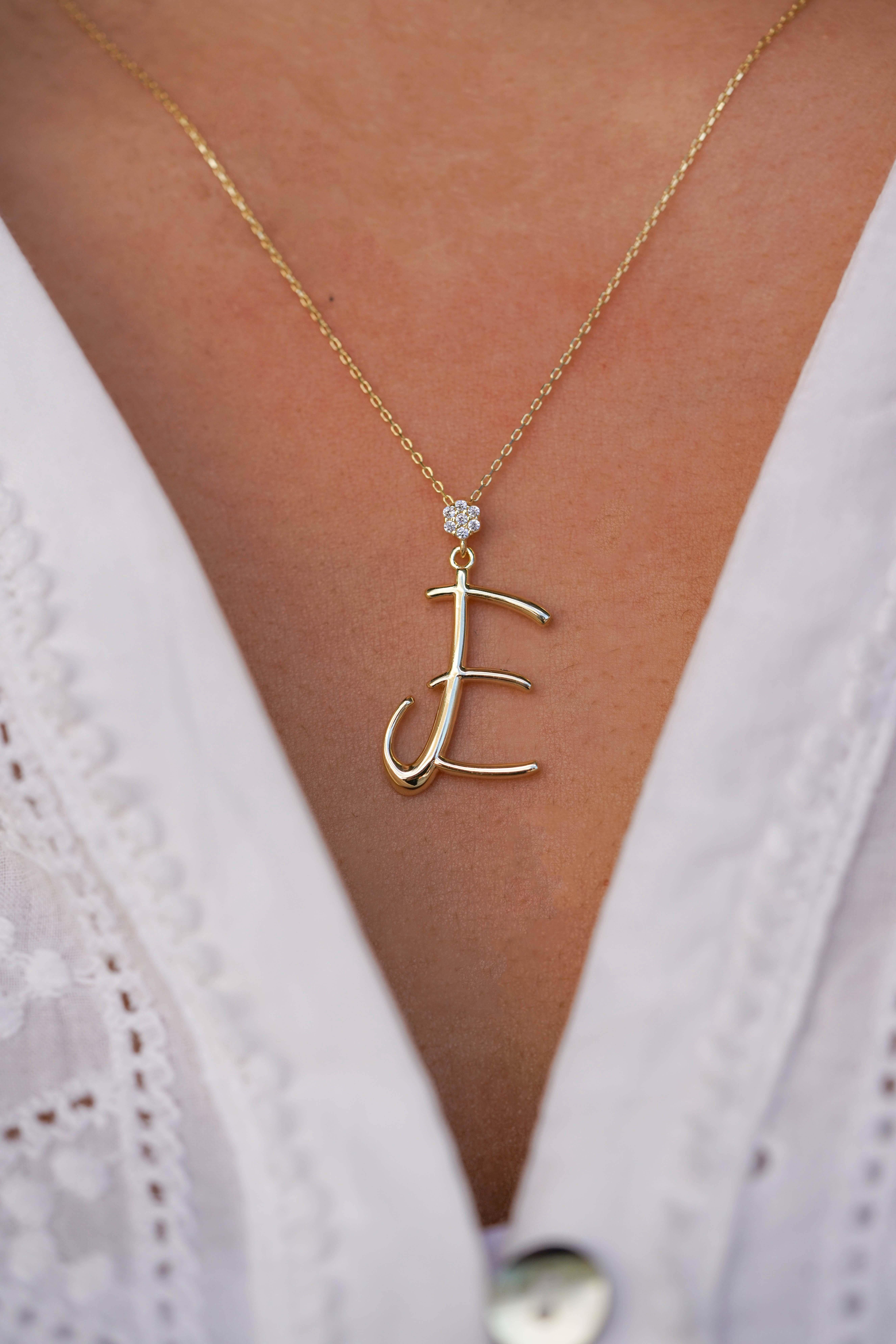 Kişiye Özel Harf Kolye