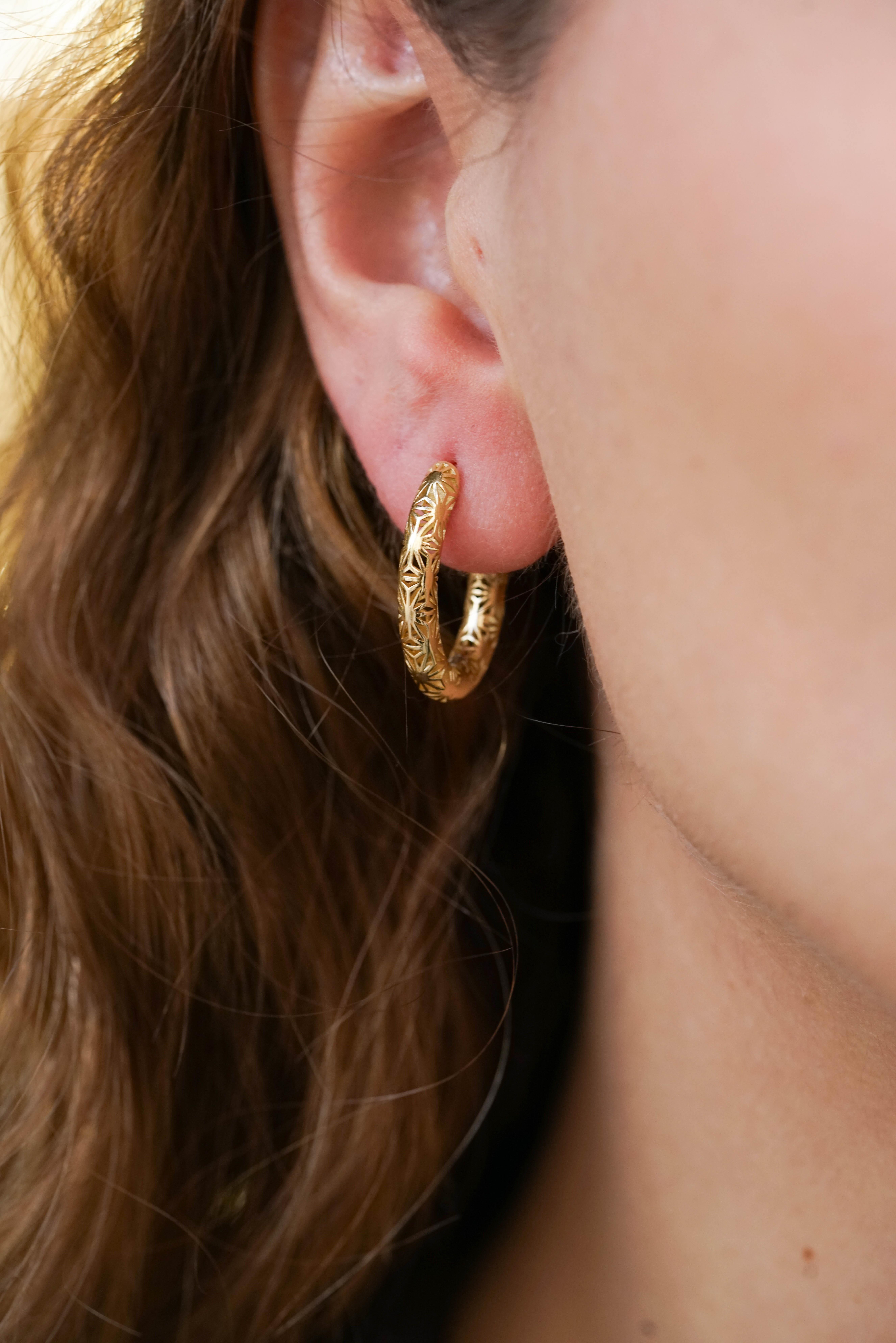 Oval Küpe