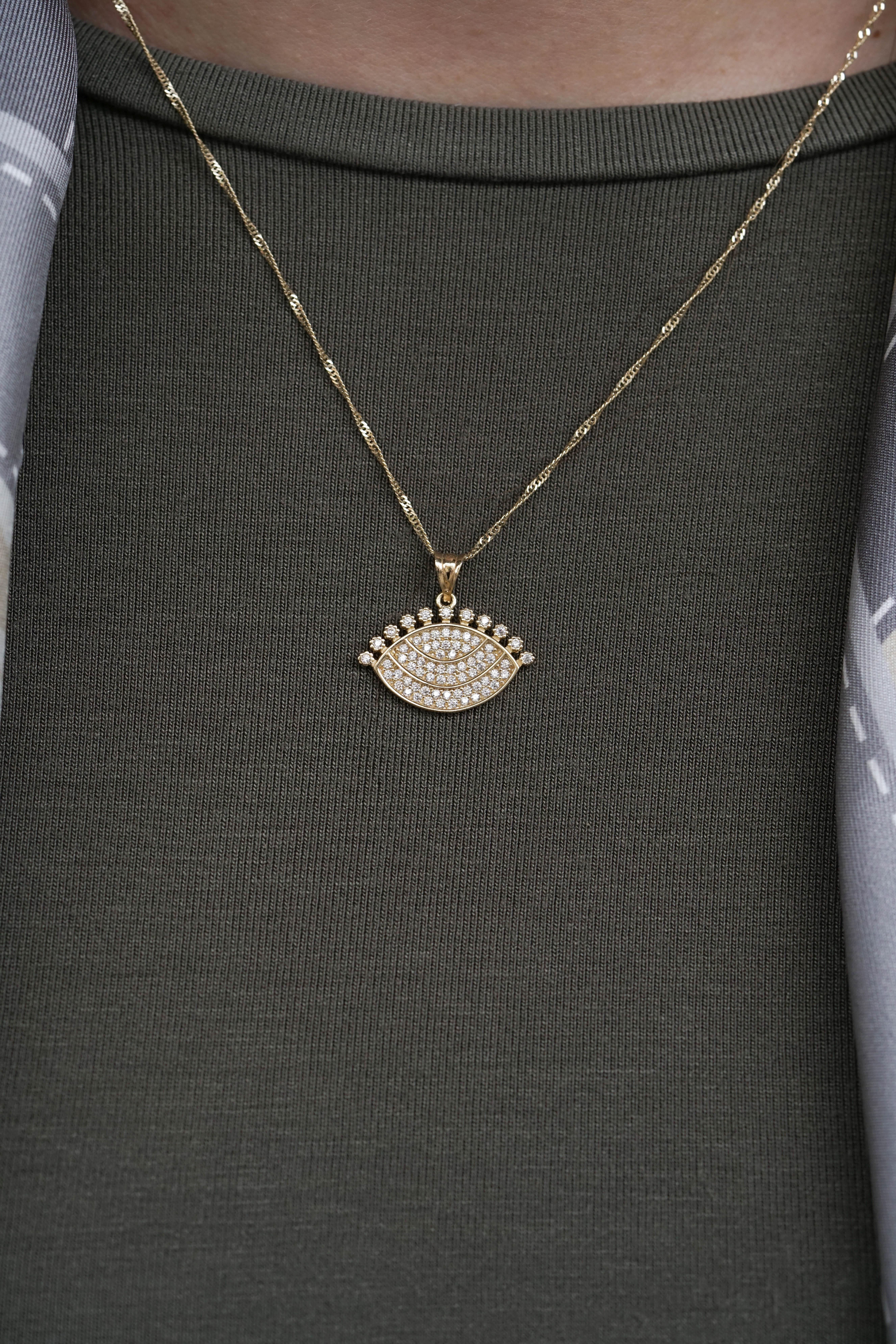 Taşlı Model Kolye