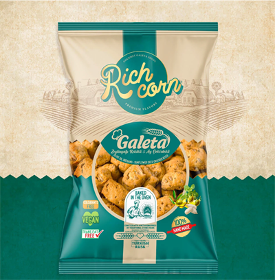 Richcorn Zeytinyağı Kekikli & Ayçekirdekli Galeta 200g