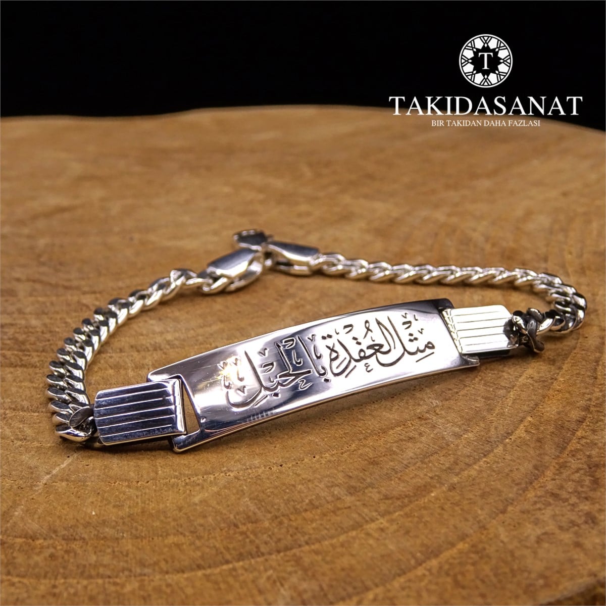 Kördüğüm Gibi Yazılı Gümüş Künye