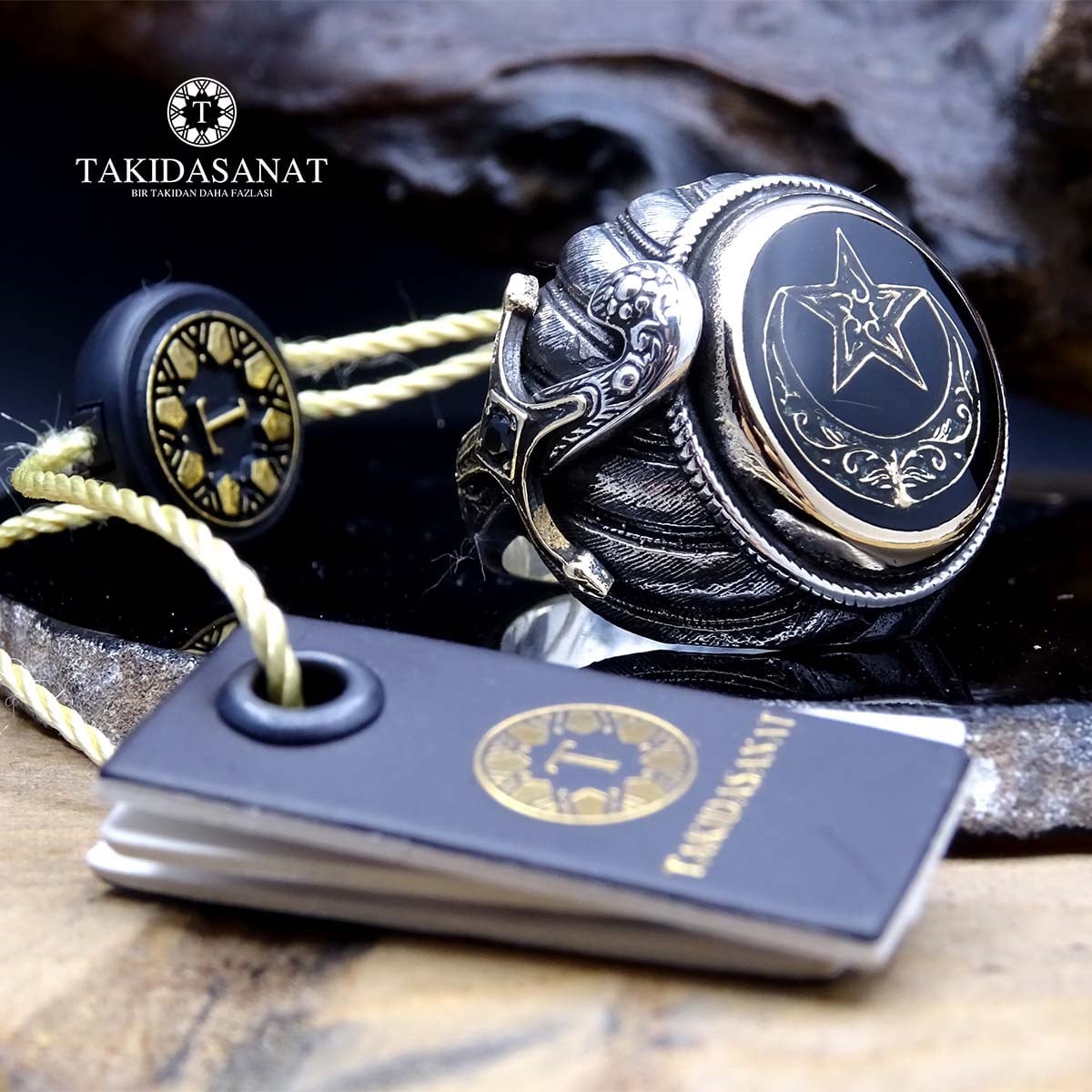 Ay Yıldız FSM Han Modeli Tasarım Gümüş Yüzük