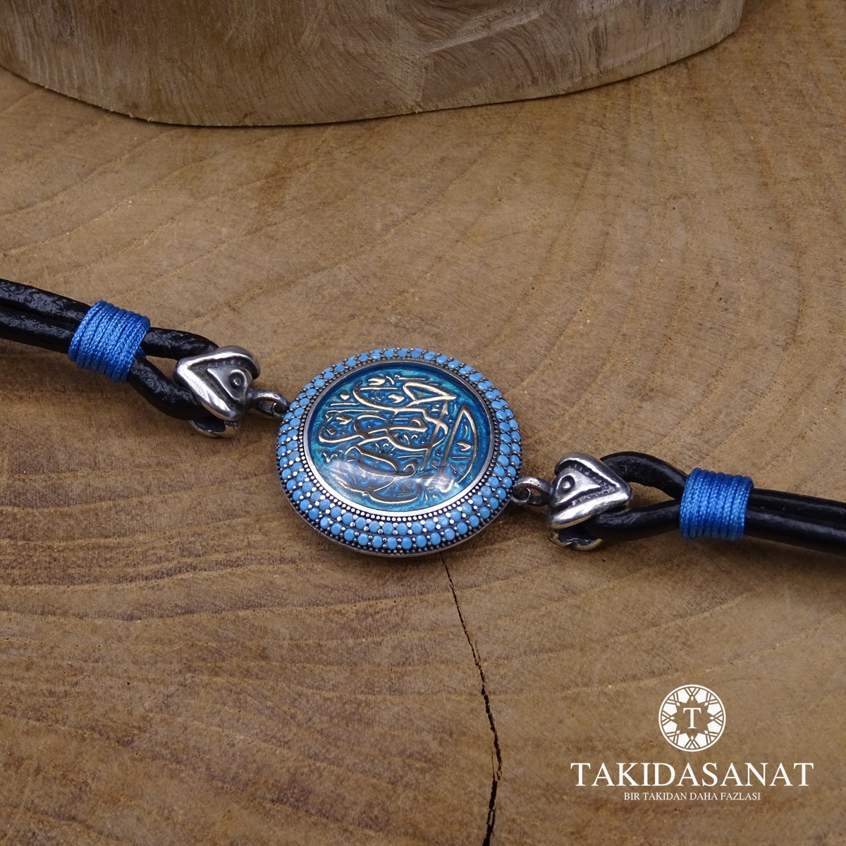 Kişi Sevdiğiyle Beraberdir Yazılı Firuze Taşlı Gümüş Bayan Bileklik