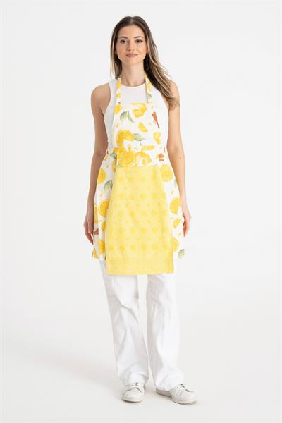 Enoteks Mutfak Önlüğü Havlulu Su Geçirmez Sarı
