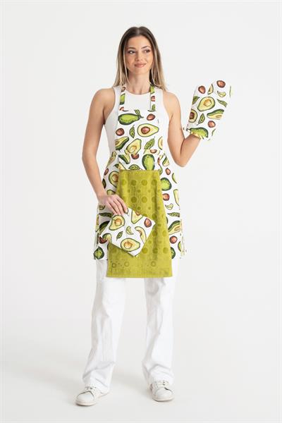 Havlulu Mutfak Önlük Seti
