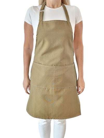 Mutfak Önlüğü Su Geçirmez Şef Önlüğü 2 Geniş Cepli Barista Önlüğü Açık Kahve
