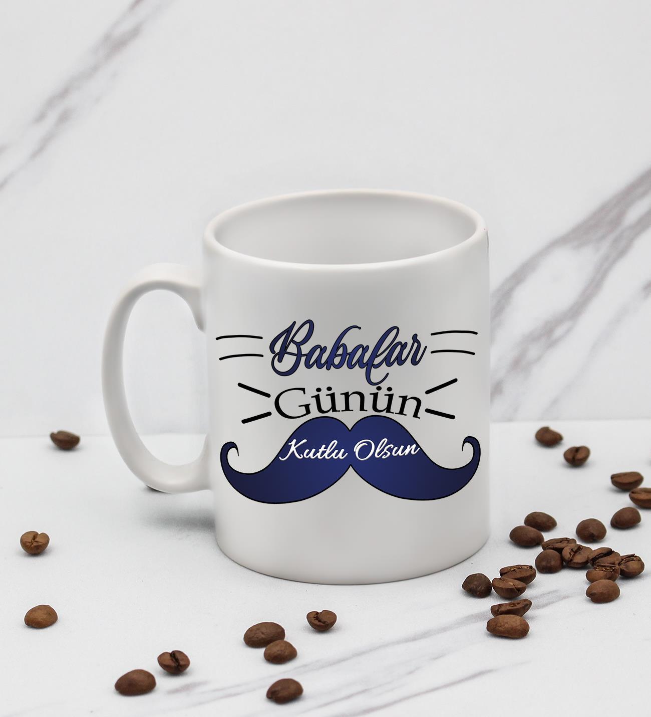 Babalar Günü Tasarım Kupa Babaya Hediye Kupa Bardak Mug B5