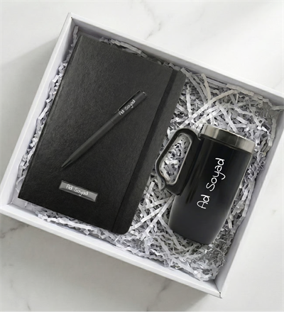 İsme Özel Termos Bardak, Defter, Kalem Hediye Seti – Ofis & Kurumsal Hediye