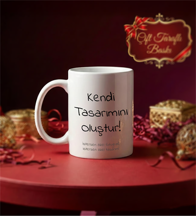 Kişiye Özel Fotoğraflı Özel Tasarım Kupa Bardak Yılbaşı Yeni Yıl Hediyesi Anneye Babaya Ablaya Abiye Kız Kardeşe Sevgiliye Hediye
