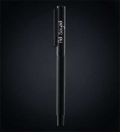 Kutulu Kişiye Özel İsim Baskılı Rubber Gövde Metal Roller Jel Mürekkepli İmza Kalemi - Yeni İş Hediyesi, Ofis Hediyesi