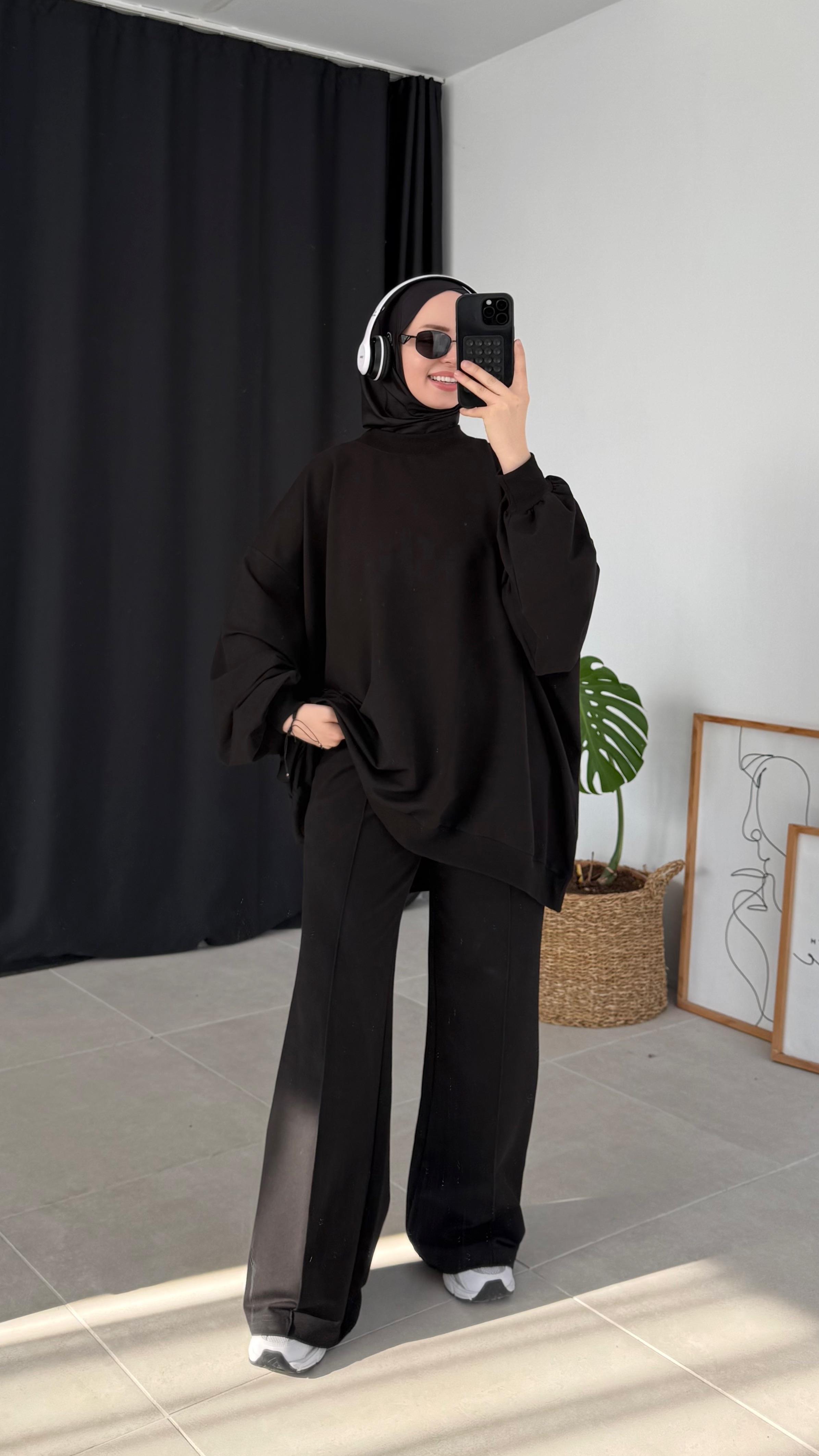 Addiana Oysho Siyah Eşofman Takım 