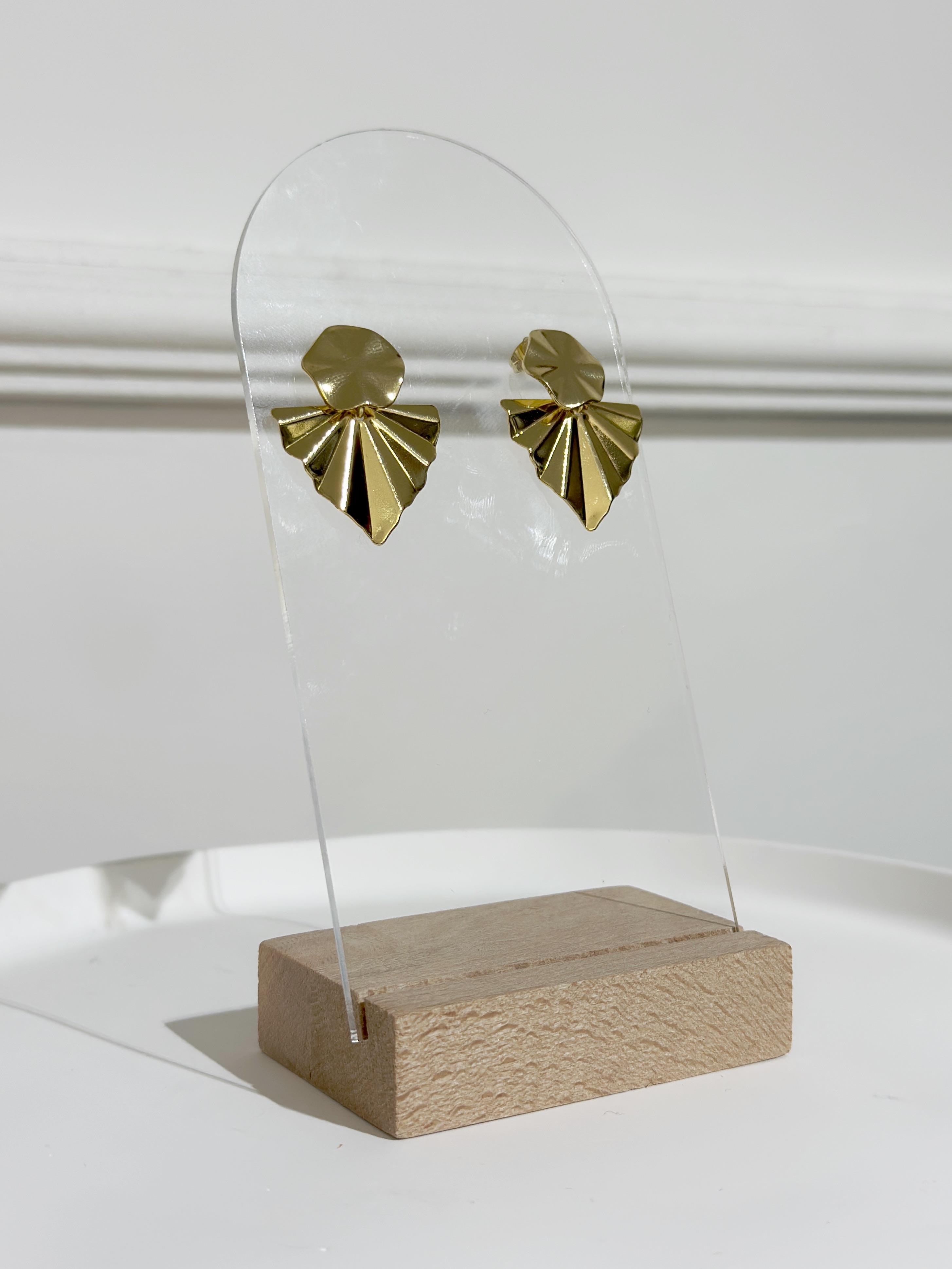 Adelina Gold Tasarım Küpe