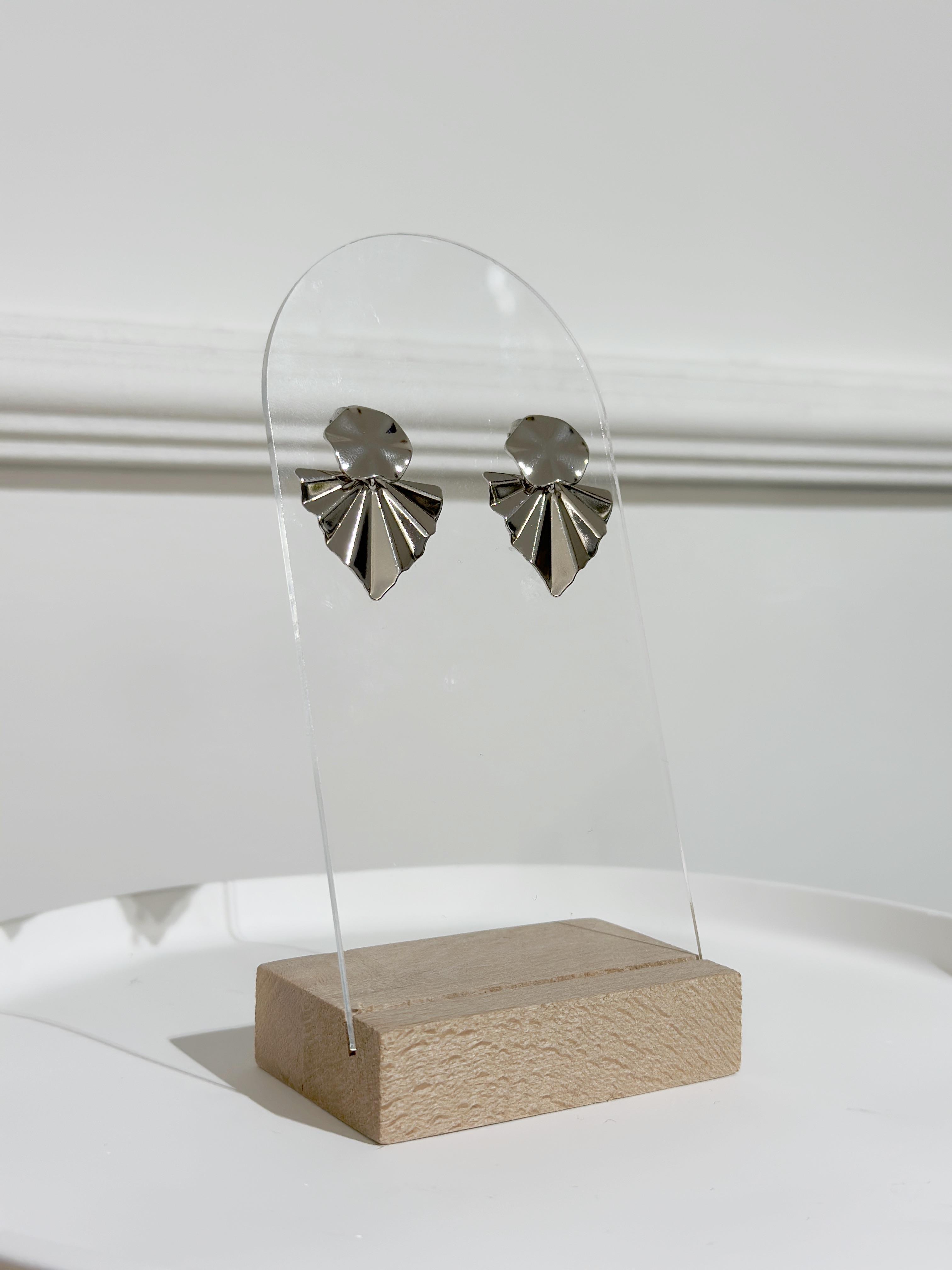 Adelina Gümüş Tasarım Küpe