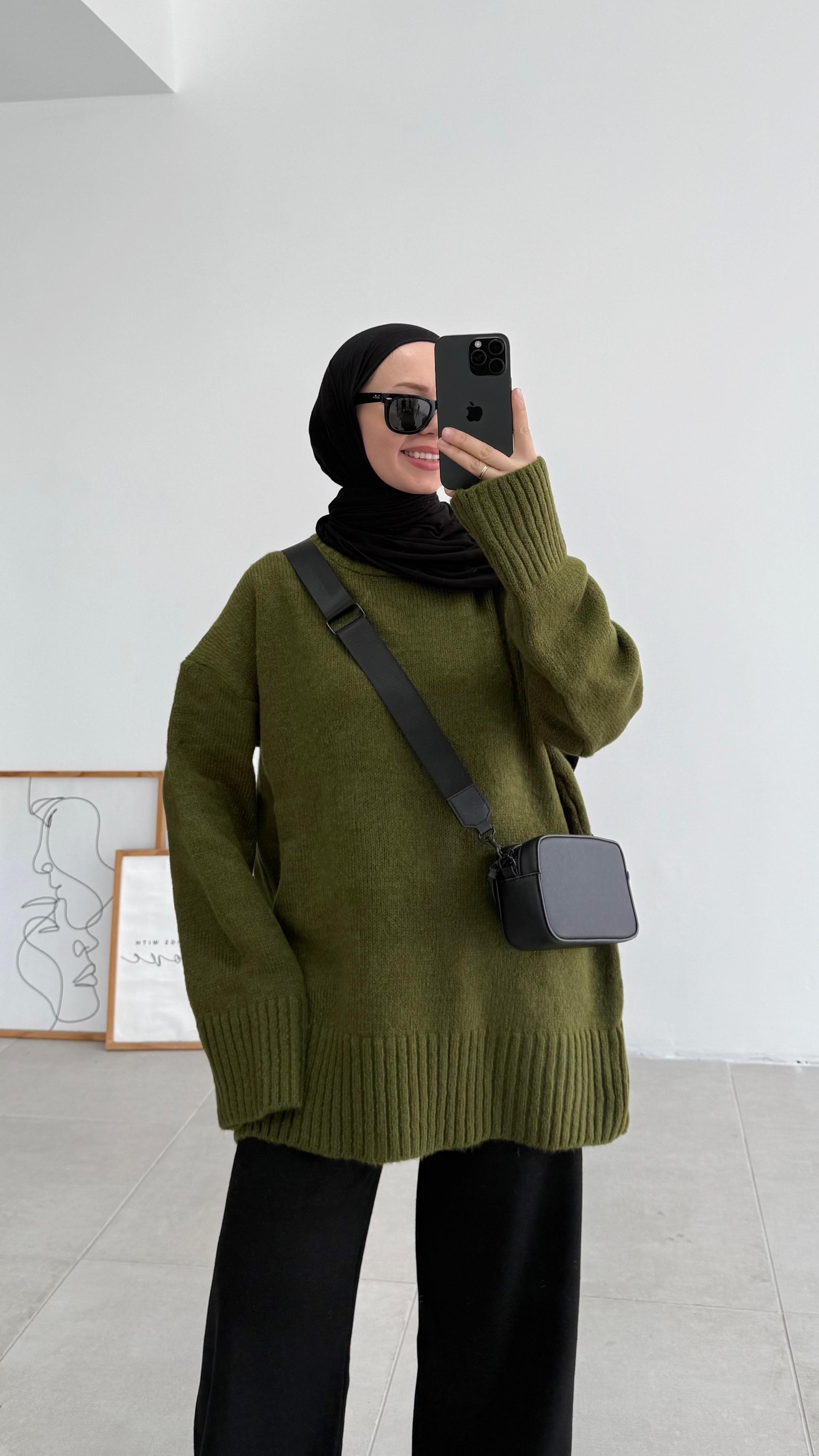 Asol Oversize Haki Kazak