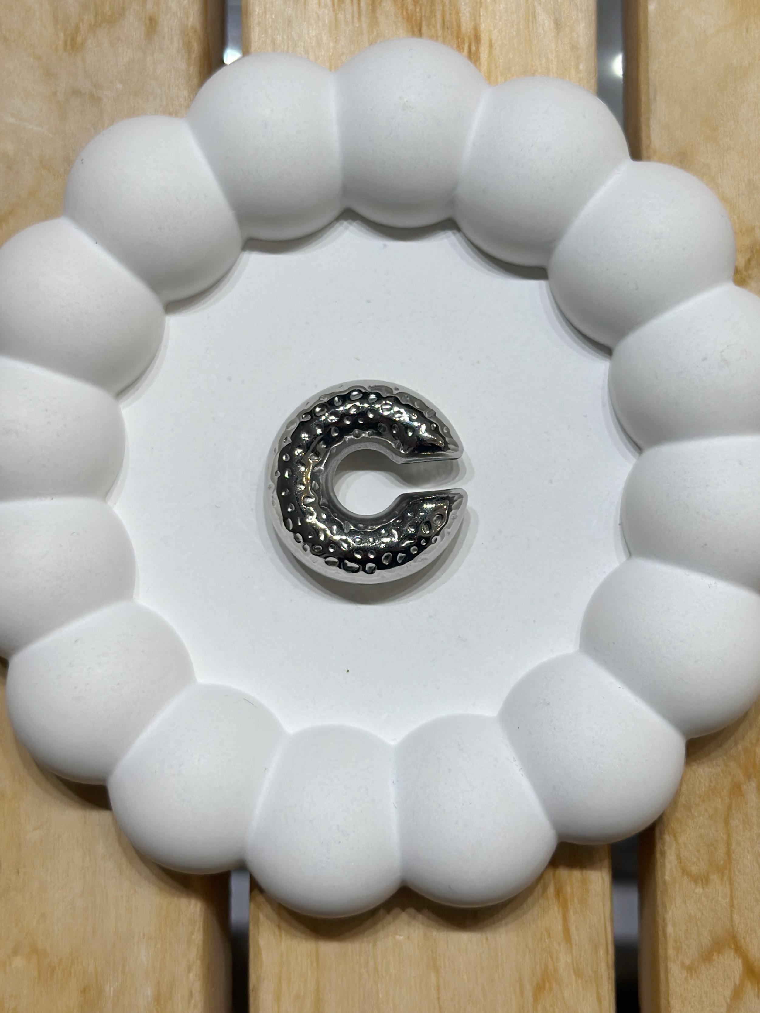 Blossom Gümüş Kıkırdak Küpe