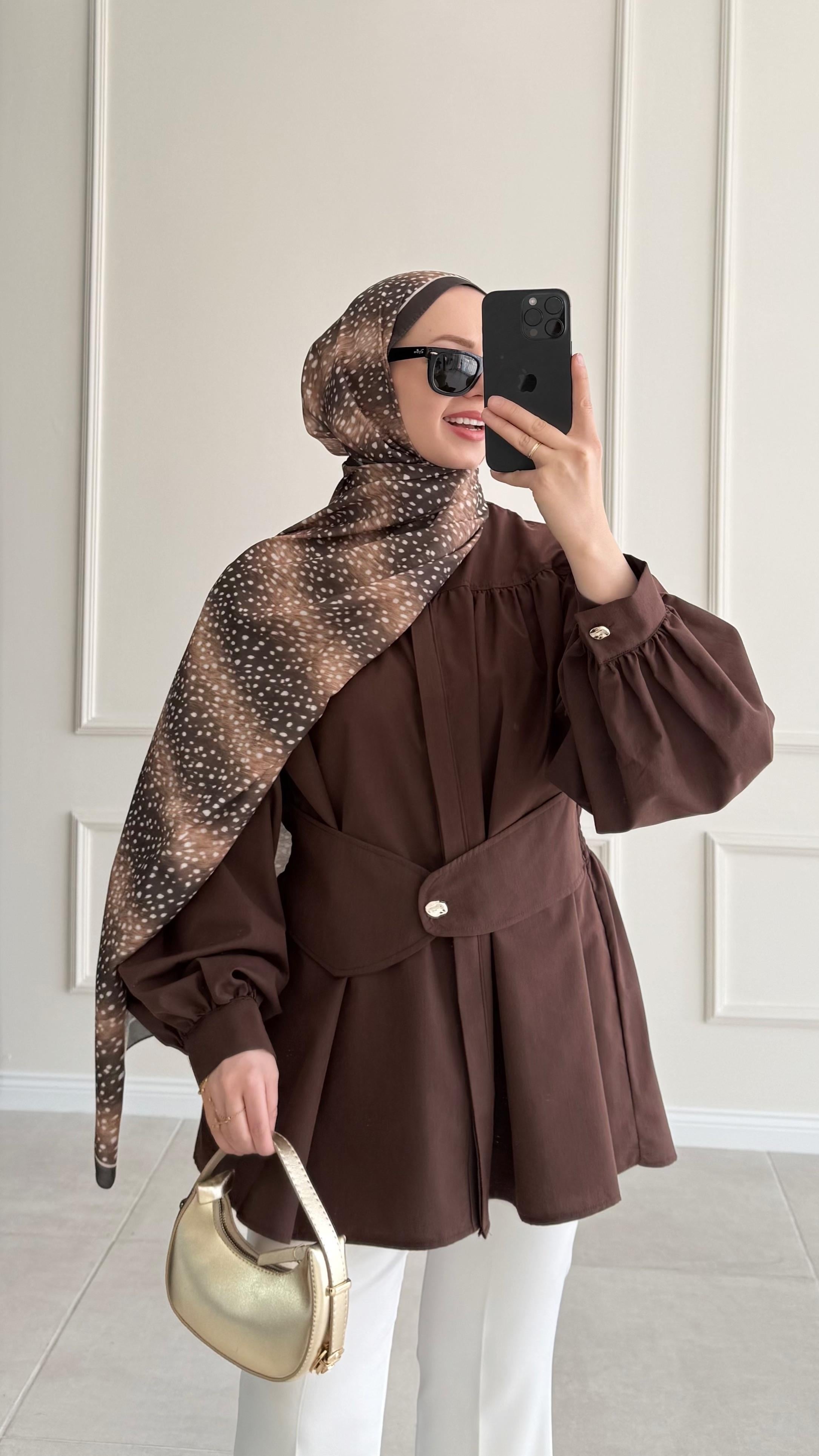 Edges Ceylan Desen Vizon Şal 