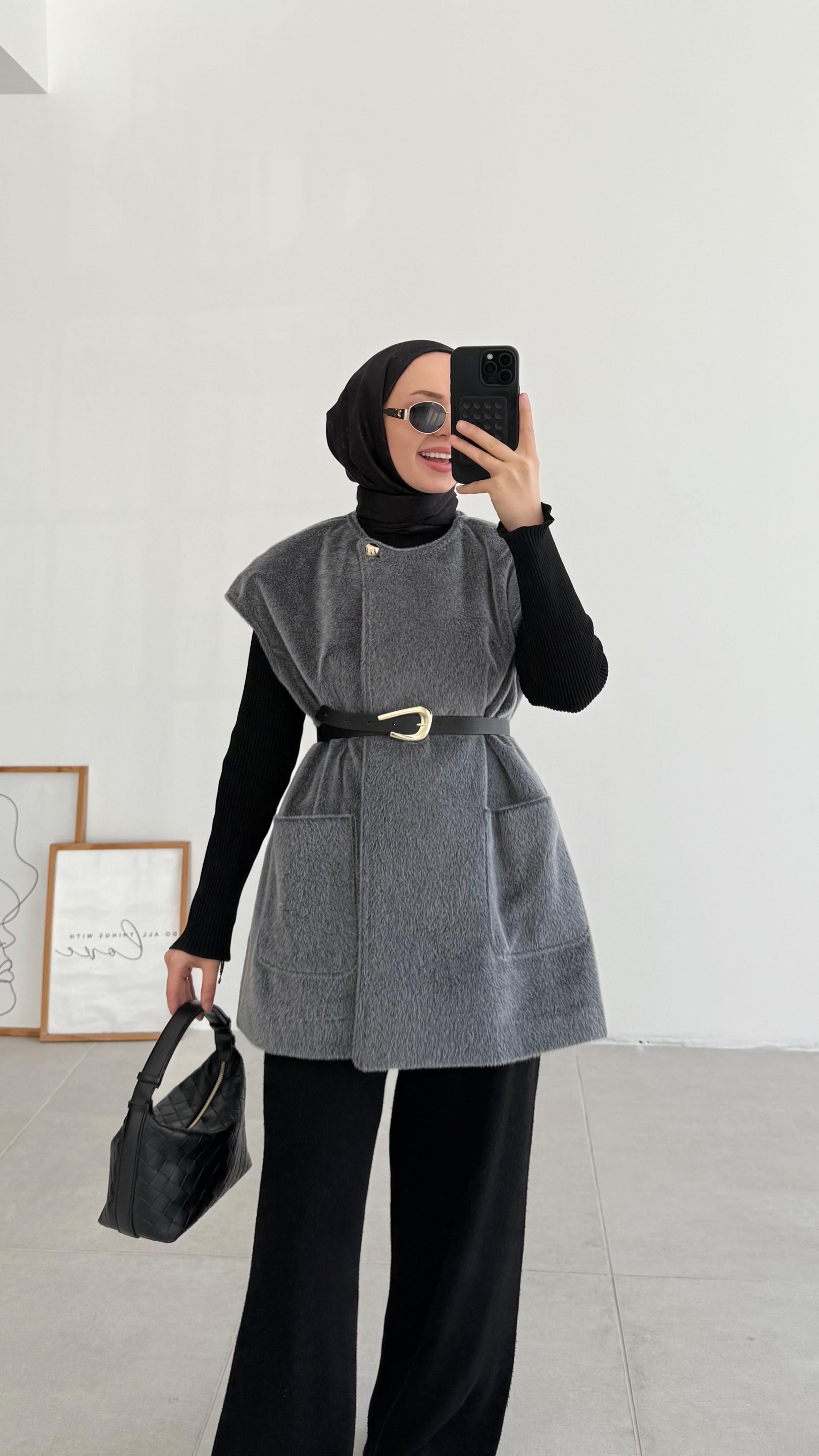 Fox Cepli Antrasit Premıum Yelek