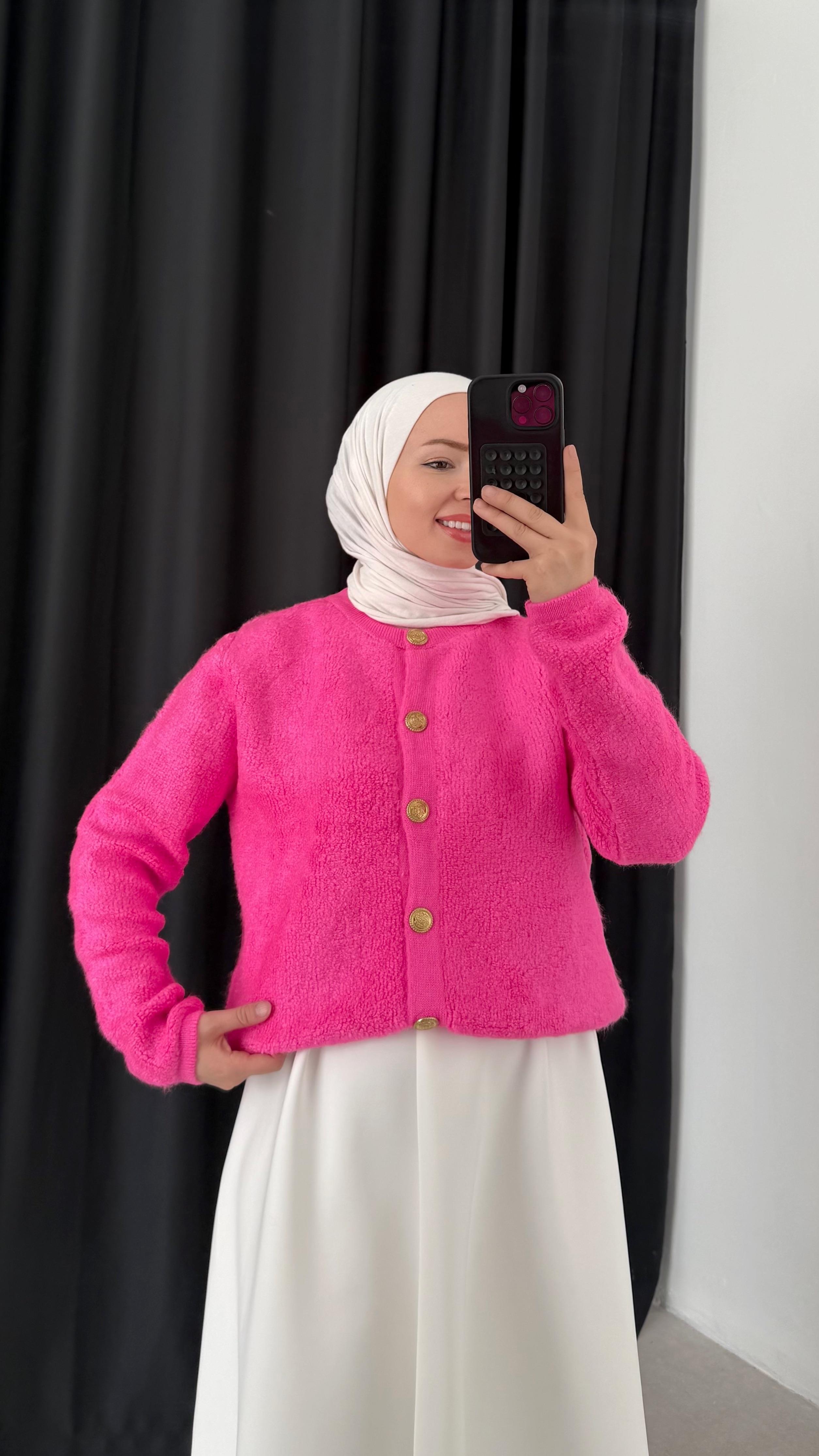 Mary Peluş Pembe Hırka