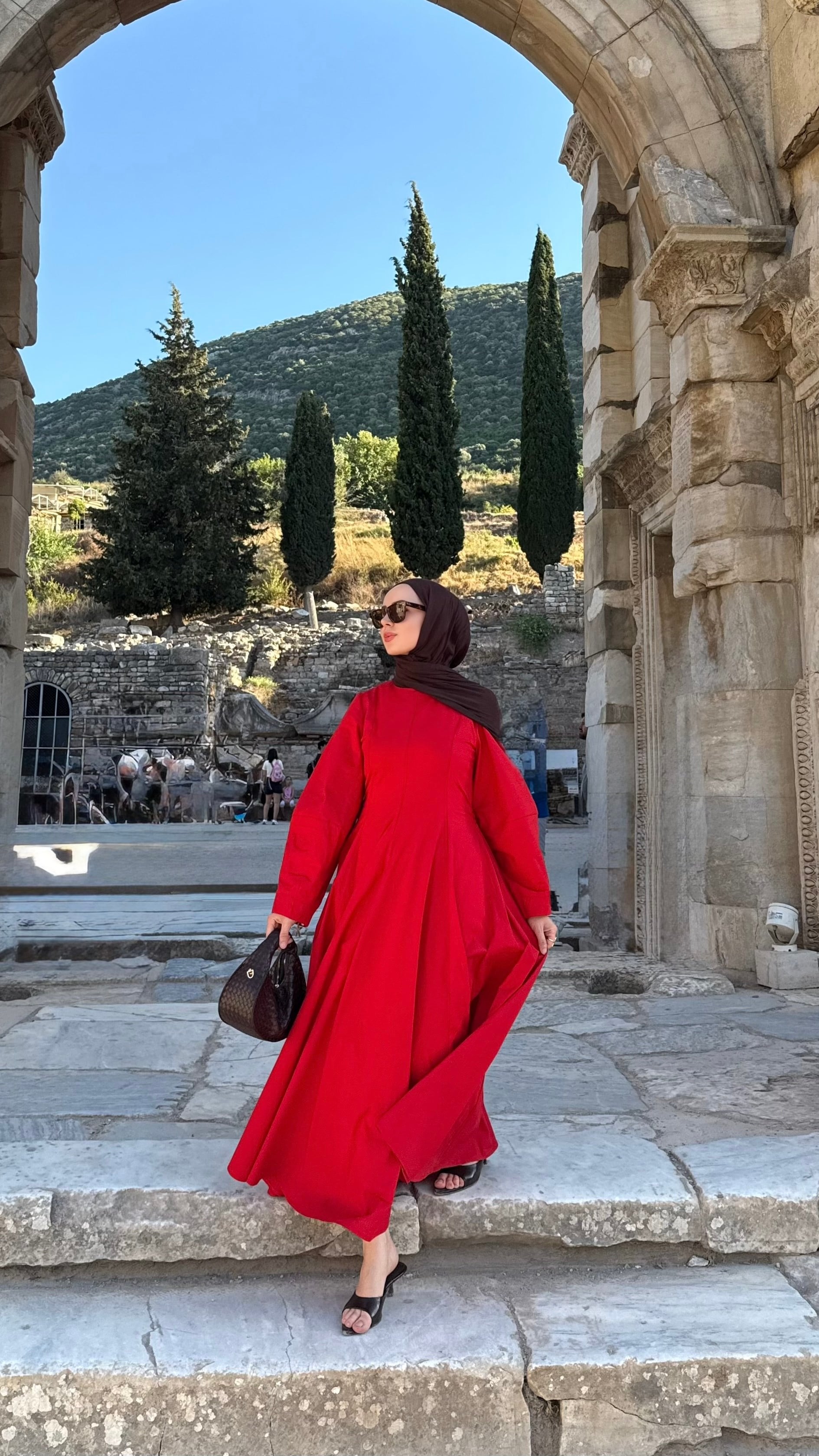 Maysa Kırmızı Premıum Elbise 