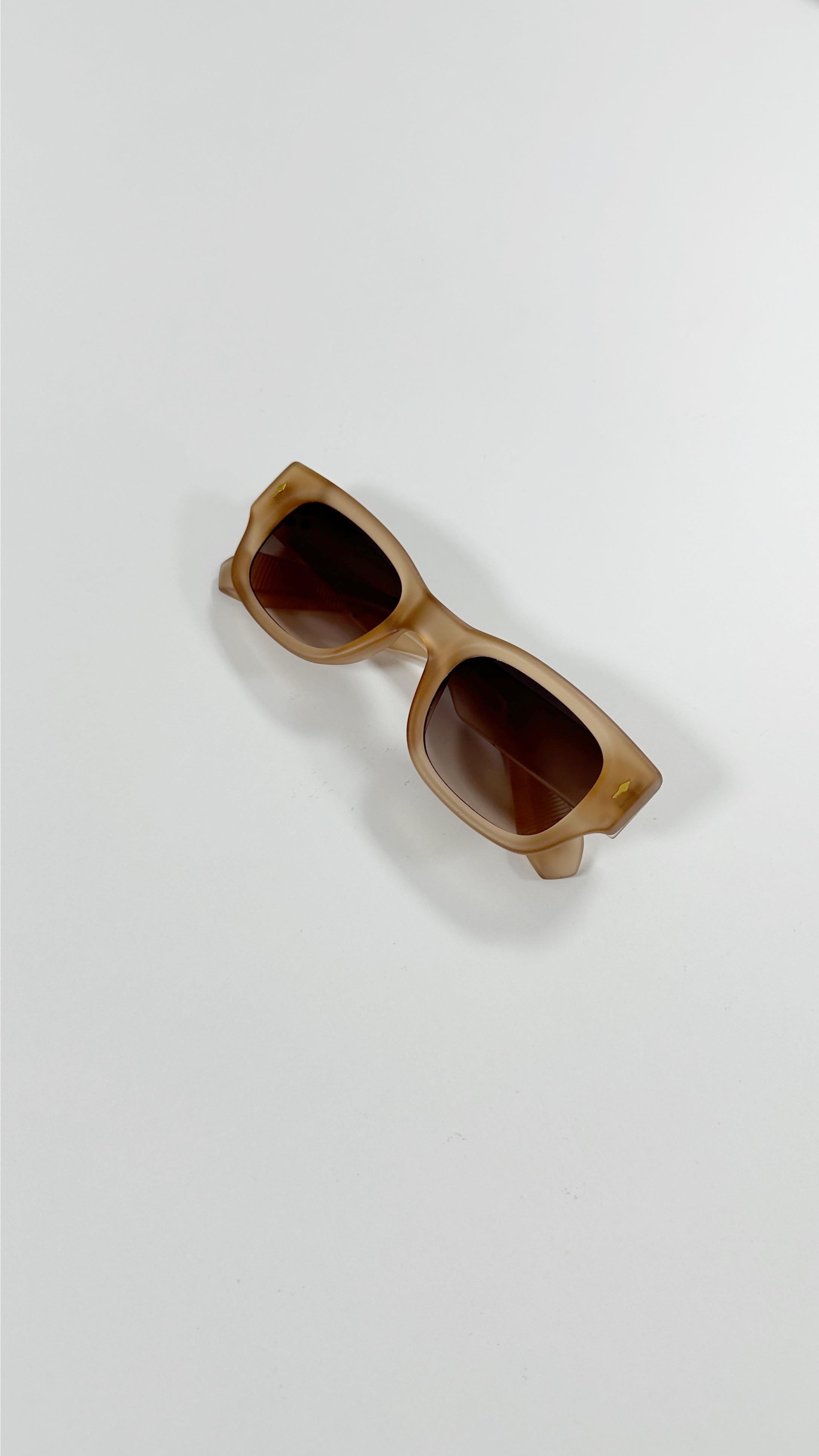 Vasue Unisex Retro Tarz Turuncu Güneş Gözlüğü