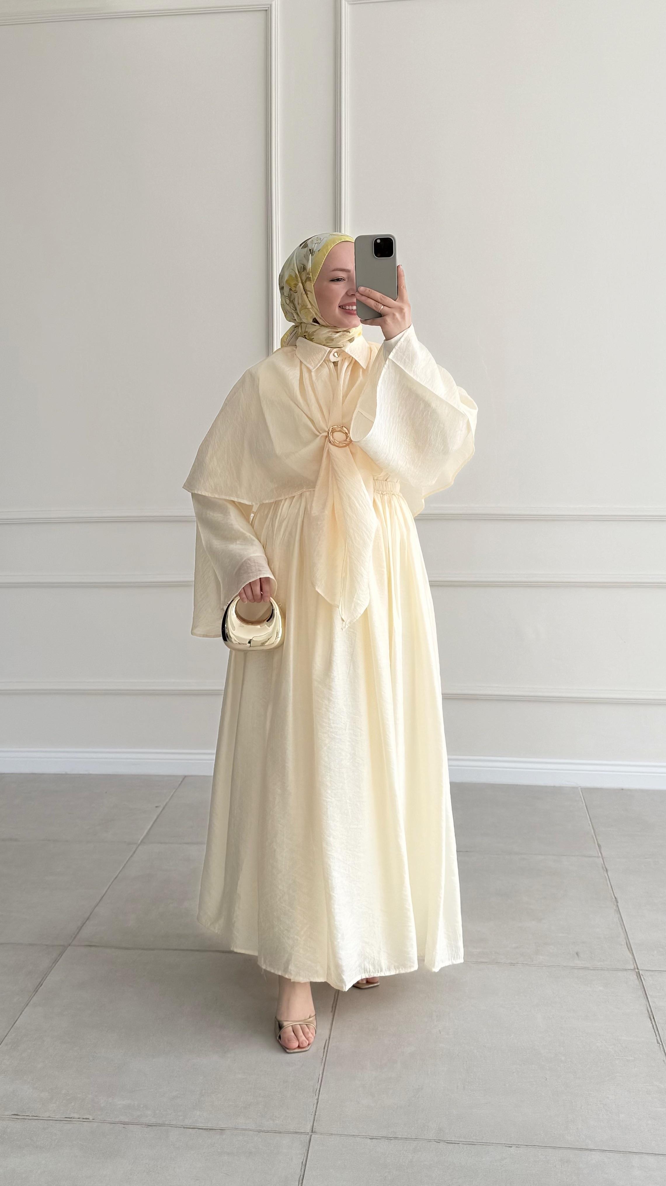 Wazoli Sarı Üçlü Etek Takım