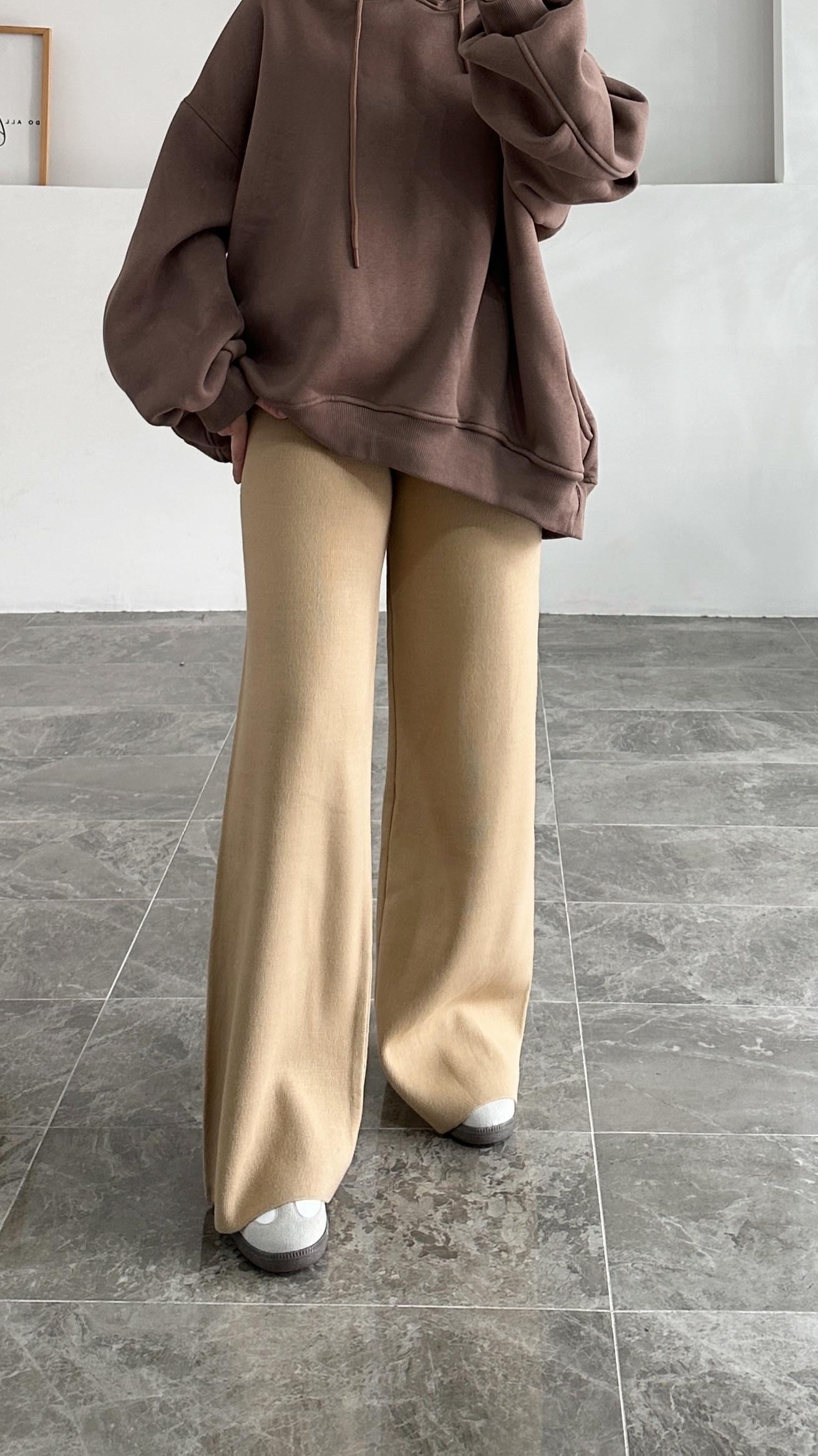 Yoko Bej Triko Pantolon