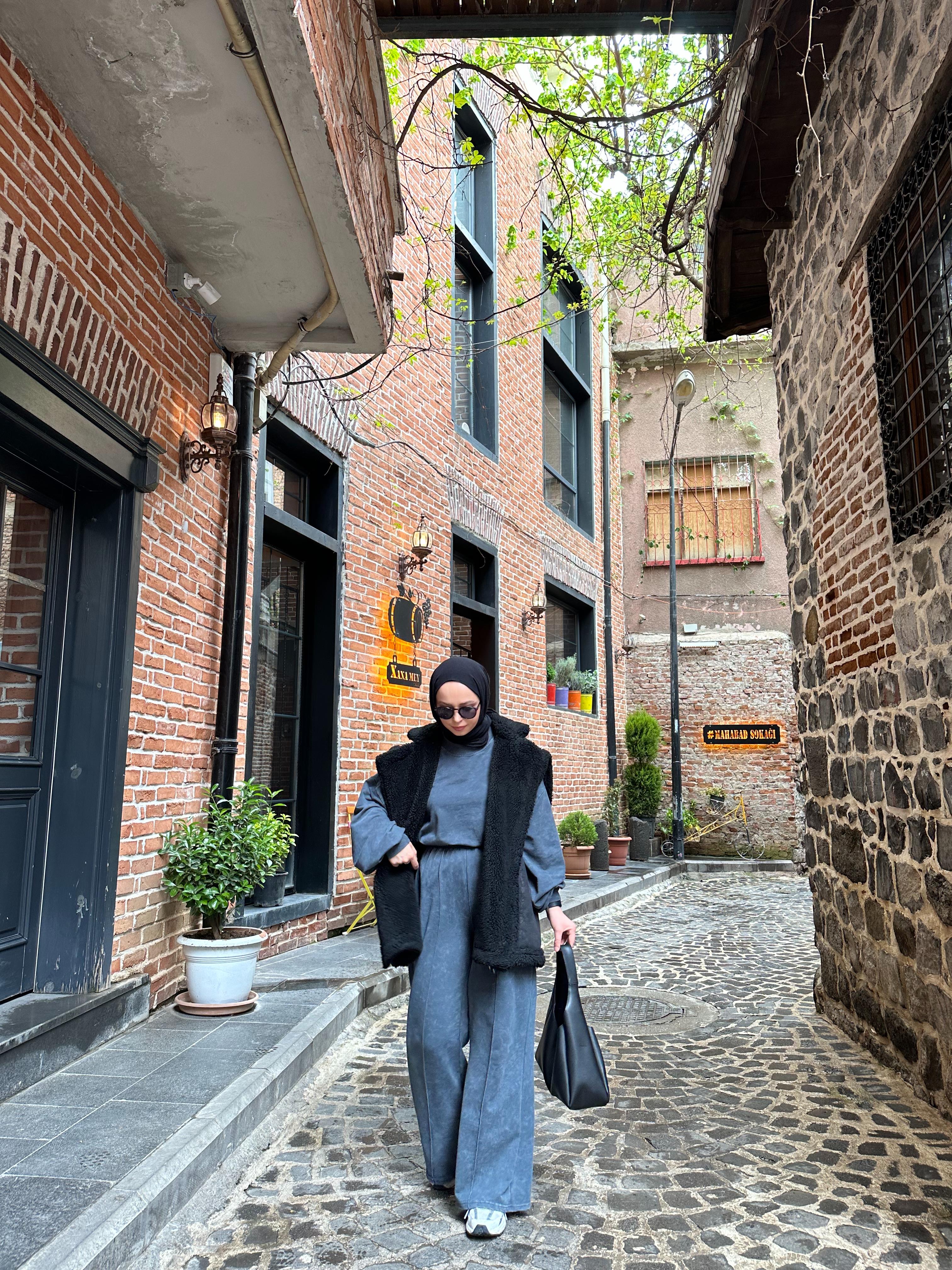 Addiana Oysho Füme Eşofman Takım 