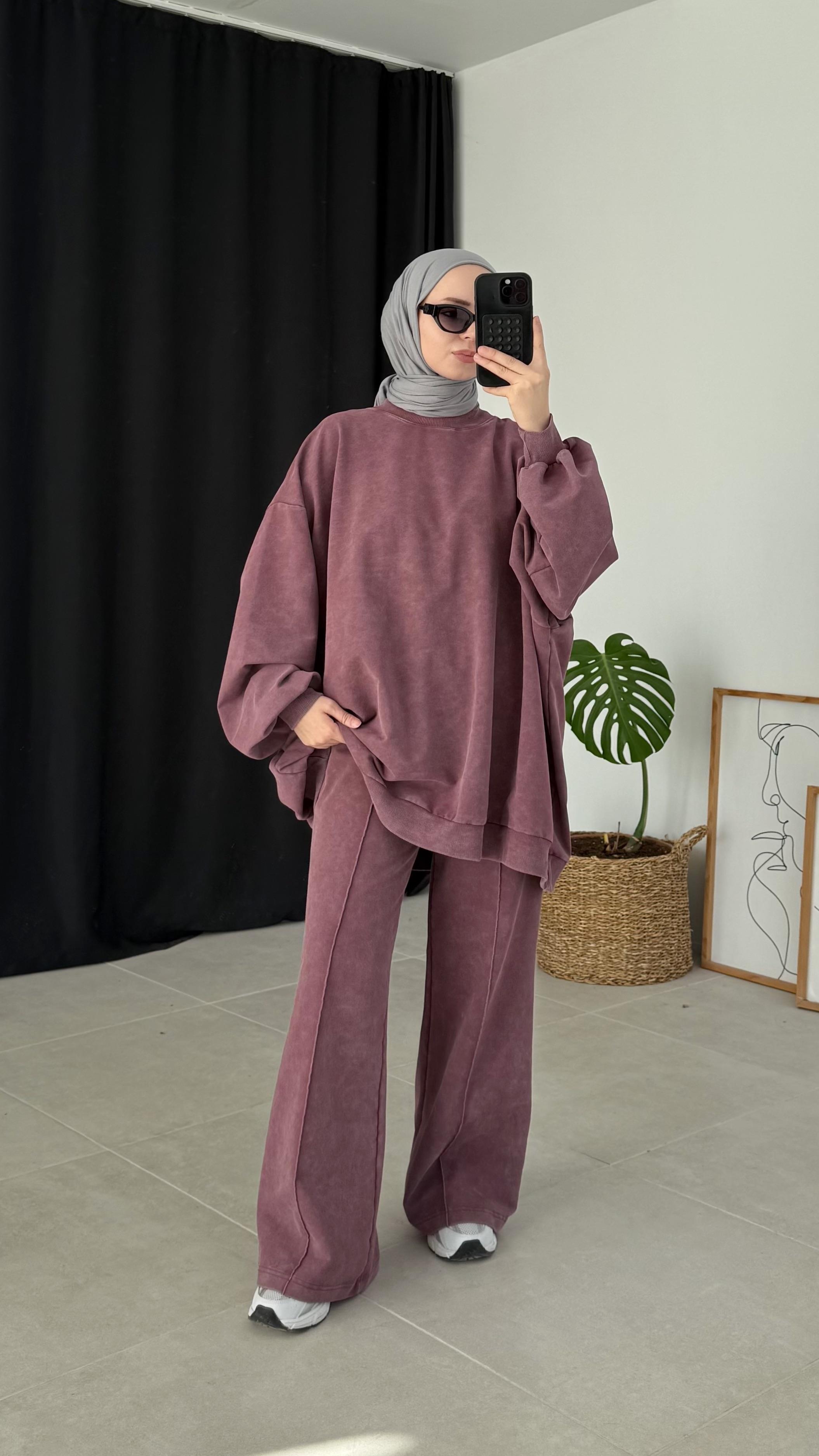 Addiana Oysho Gül Kurusu Eşofman Takım 