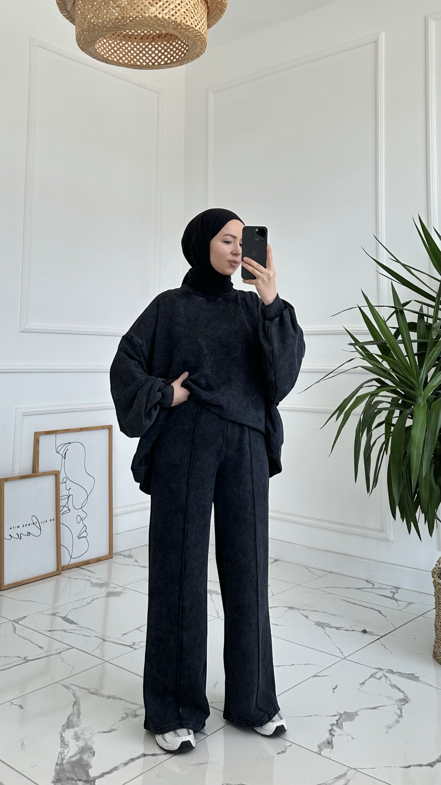 Addiana Oysho Koyu Füme Takım