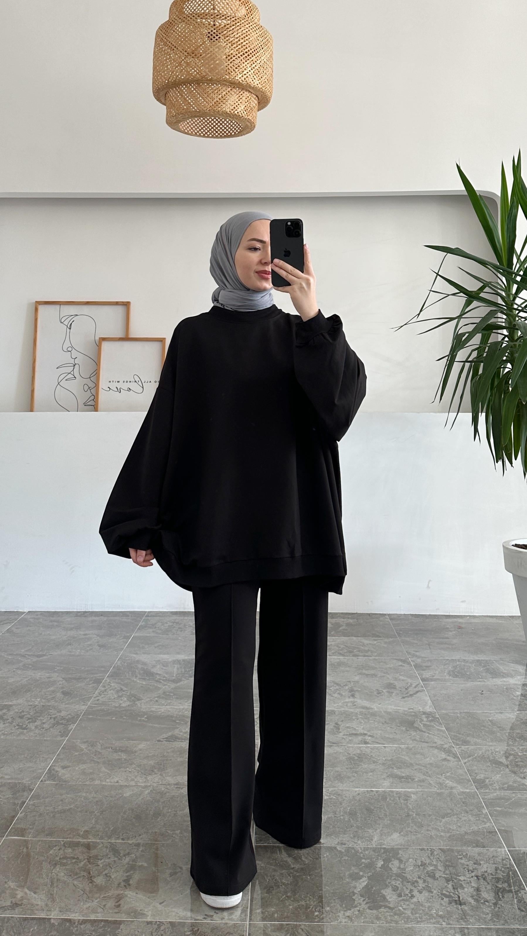 Addiana Oysho Siyah Eşofman Takım 